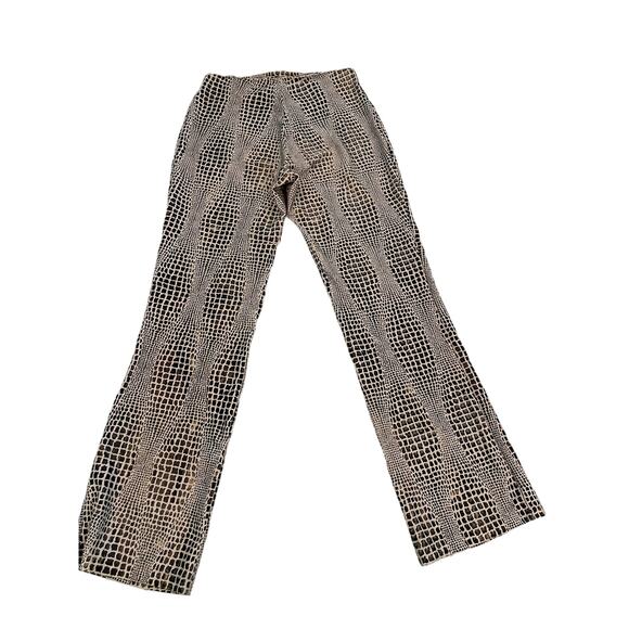 Women’s Snake Print Pants Boot Flare Women’s size XS - Picture 8 of 9